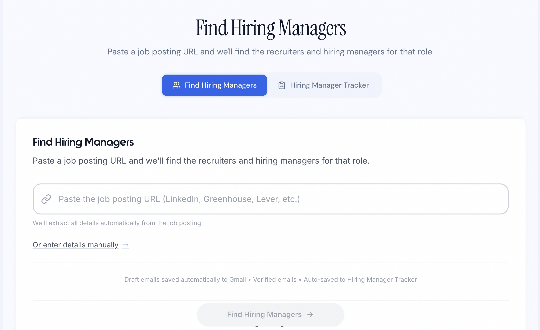 Find Hiring Manager